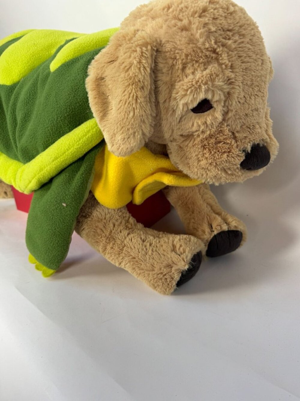 Pet Costume Doggy Turtle Outfit X-Large 22" Target Green & Yellow Polyester